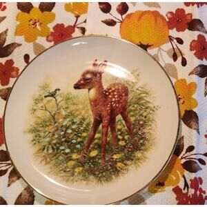 Pickard "Eye to Eye" Giordano Collector's Plate Deer